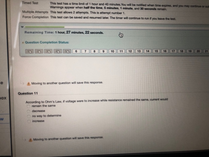 Solved Timed Test This test has a time limit of 1 hour and | Chegg.com