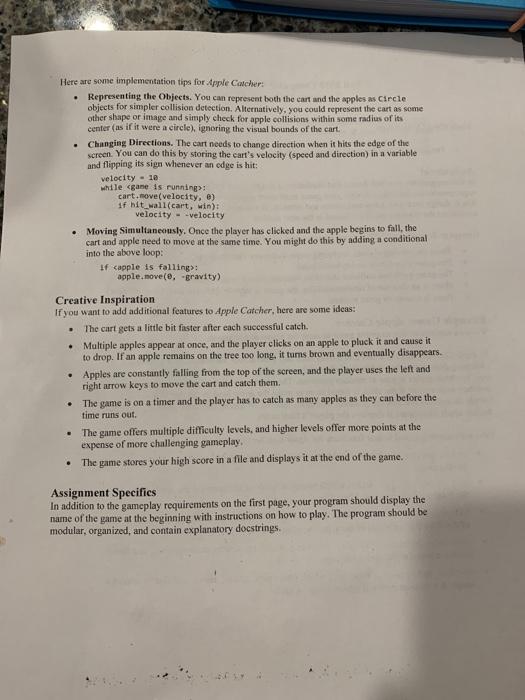 Solved in python. we're only allowed to use from graphics | Chegg.com
