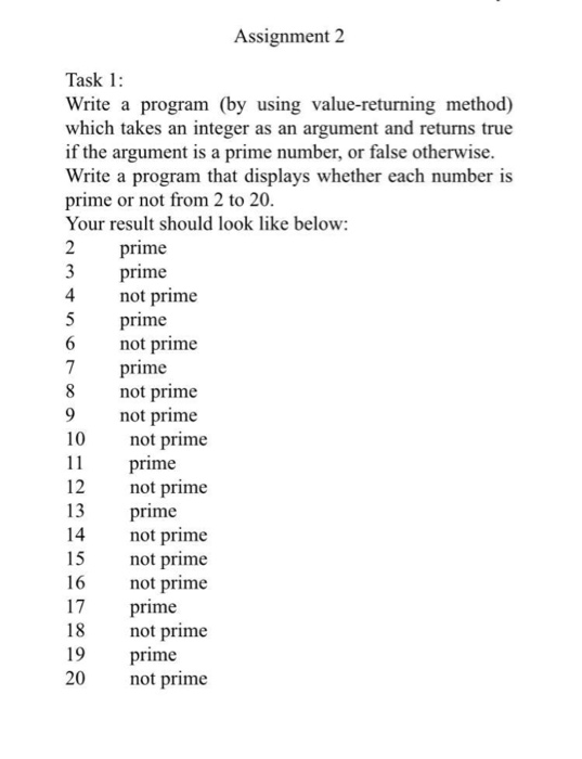 Solved Assignment 2 Task 1: Write a program (by using | Chegg.com