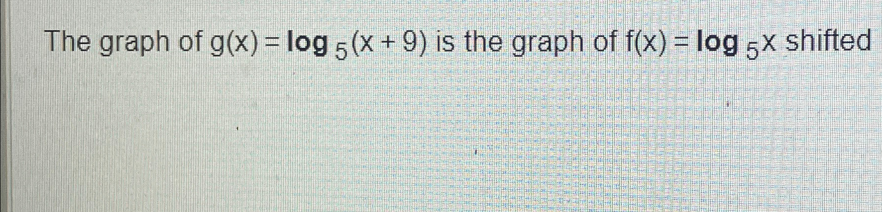 graph log 5 x