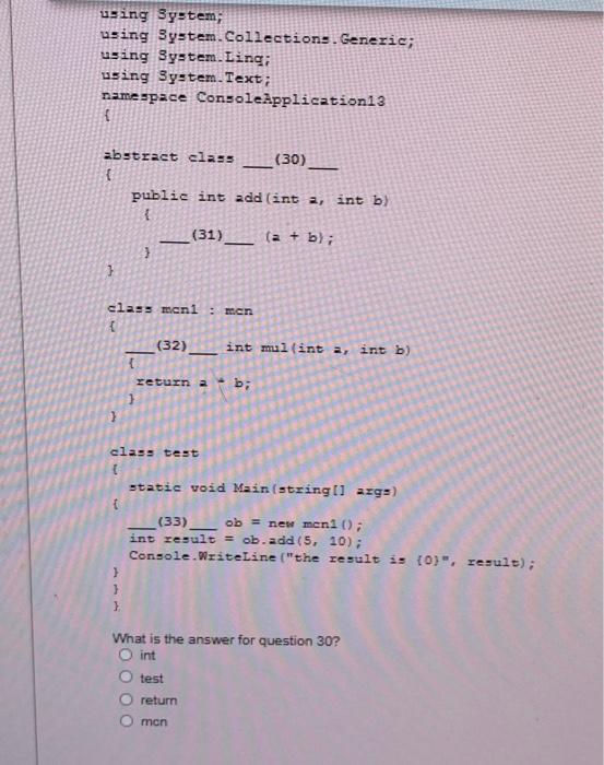 Solved Using System Using System Collections Generic Using Chegg