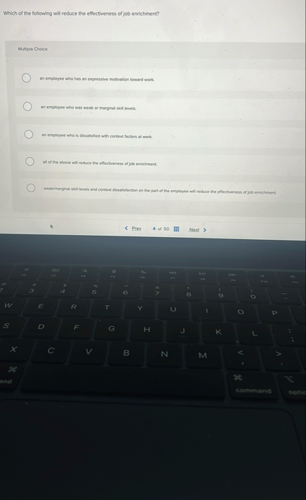 Solved Which of the following will reduce the effectiveness | Chegg.com