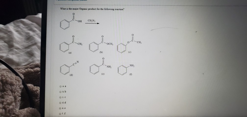 Solved What Is The Major Organic Product For The Following | Chegg.com