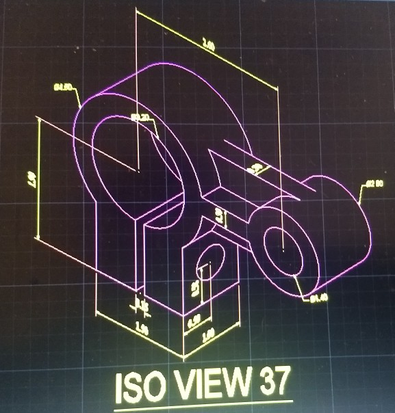 Solved O W NE + 1 ISO VIEW 36 学 ISO VIEW 37 制 学 | Chegg.com