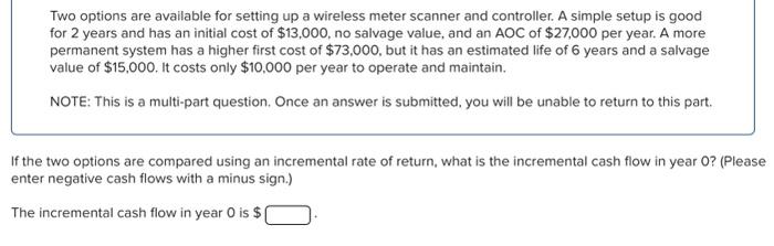 Solved Two options are available for setting up a wireless | Chegg.com