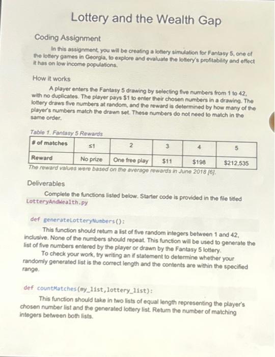 Solved Coding Assignment In this assignment, you will be