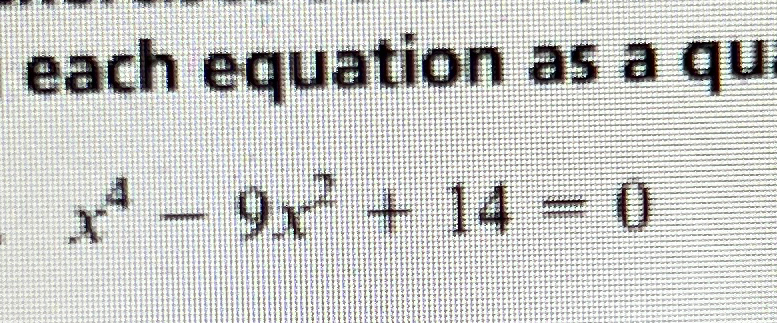 Solved Solve Each Equation By First Rewriting Each Equation