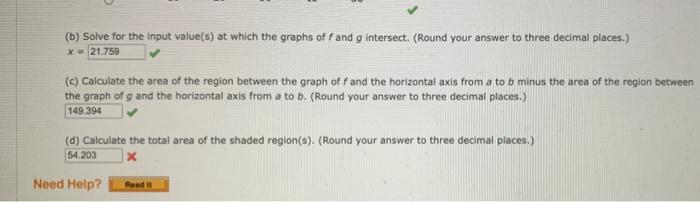 Solved need parts A and C solve to check my work need parts | Chegg.com