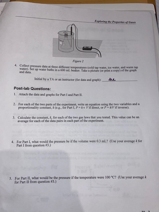 Solved Exploring The Properties Of Gases Figure 2 4. Collect | Chegg.com