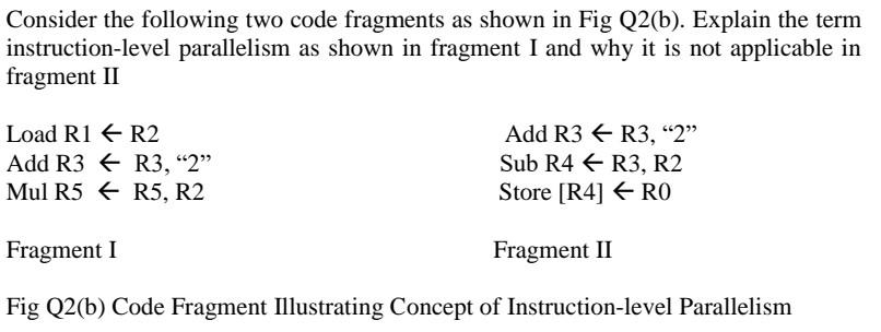 Solved Consider the following two code fragments as shown in | Chegg.com