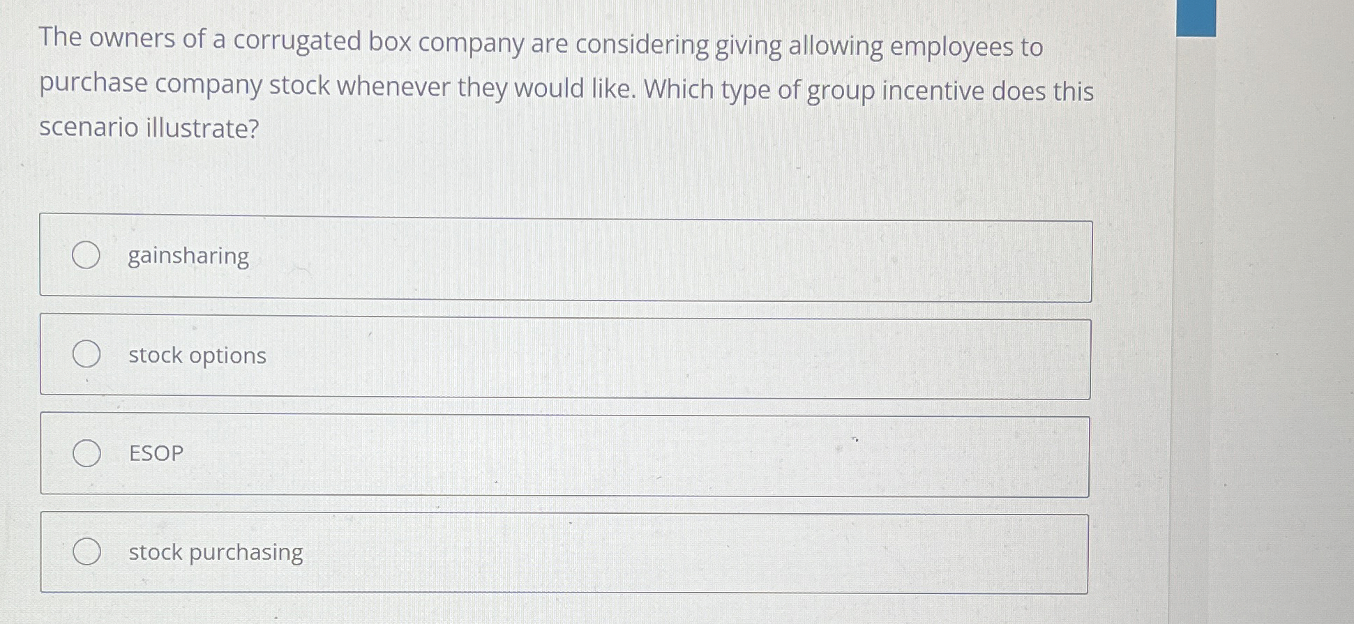 Solved The owners of a corrugated box company are
