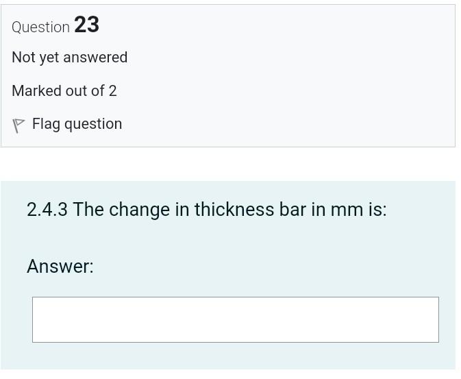 Solved A brass bar of length 2.25 m with a rectangular cross