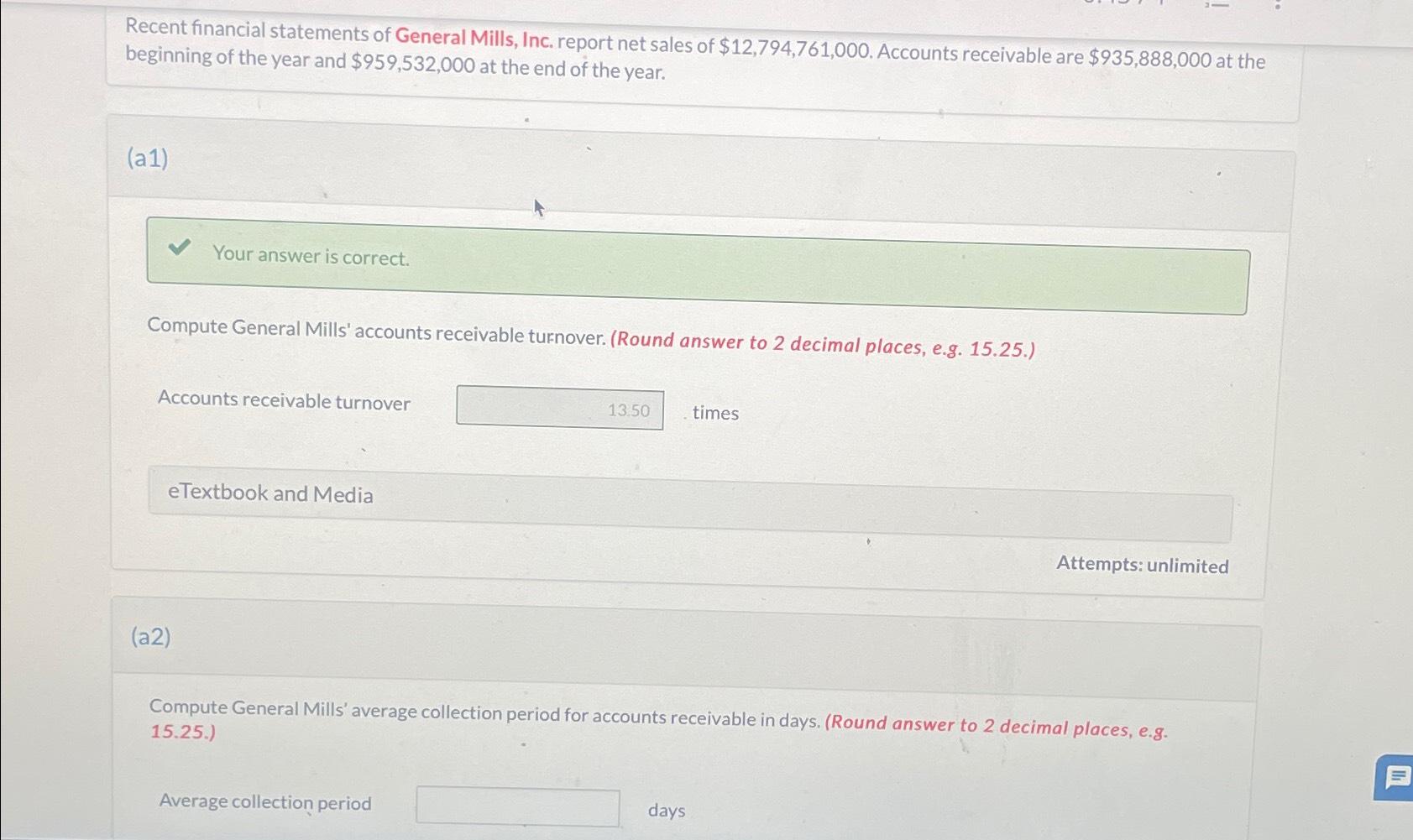 Solved Recent financial statements of General Mills, Inc.