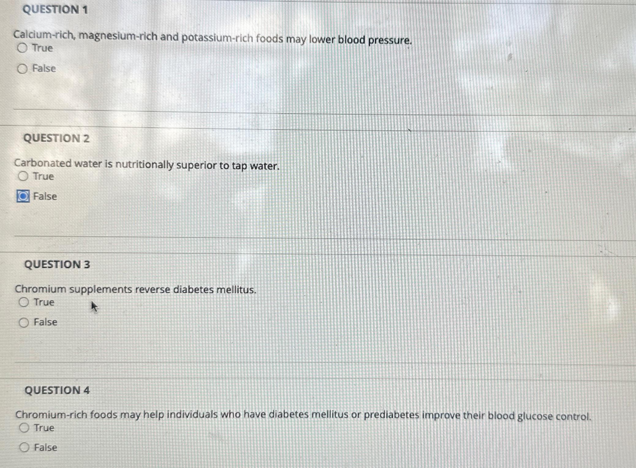 Solved QUESTION 20Calcium rich, magnesium rich and   Chegg.com