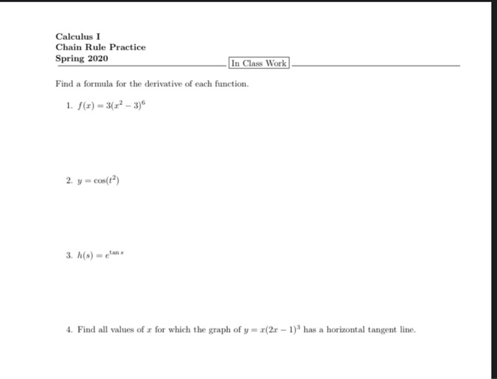 word problems calculus chain rule