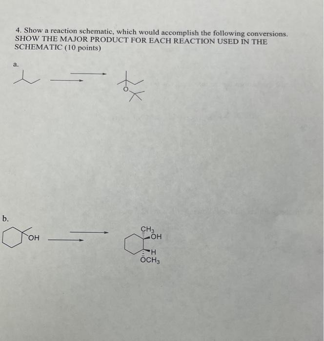 Solved 1. Draw the mechanism for the following reaction (2. | Chegg.com