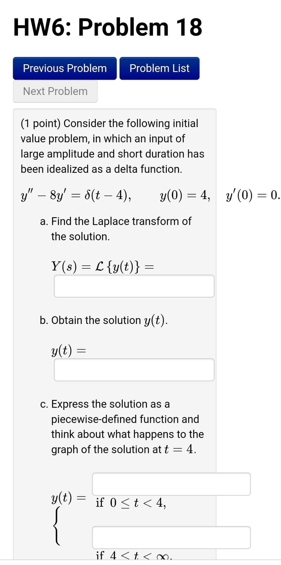 Solved HW6: Problem 18 Previous Problem Problem List Next | Chegg.com