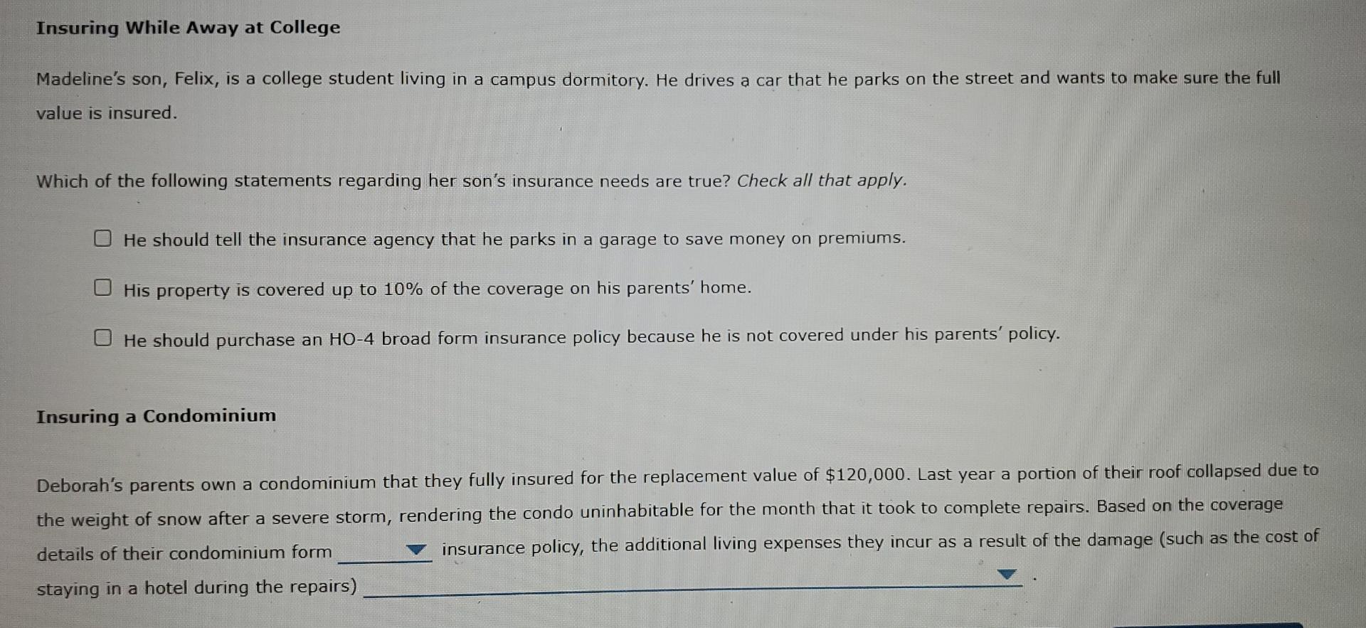 Solved 2. Types Of Homeowner's Insurance Policies There Are | Chegg.com