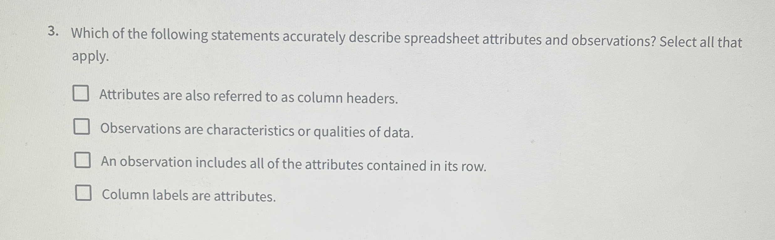 Solved Which of the following statements accurately describe | Chegg.com