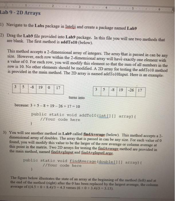 project stem assignment 9 2d arrays