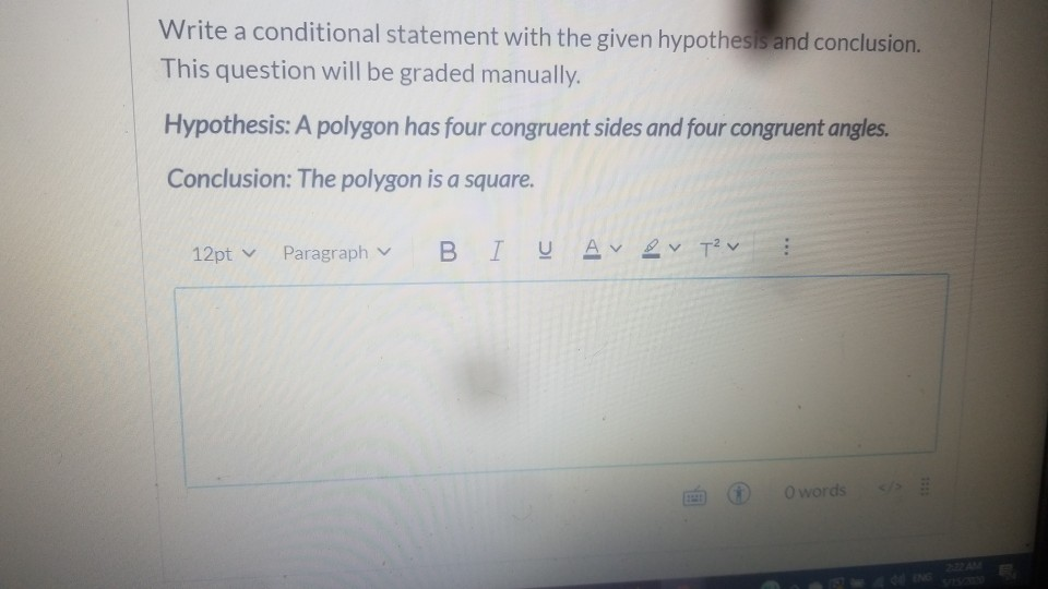 Solved Write a conditional statement with the given | Chegg.com