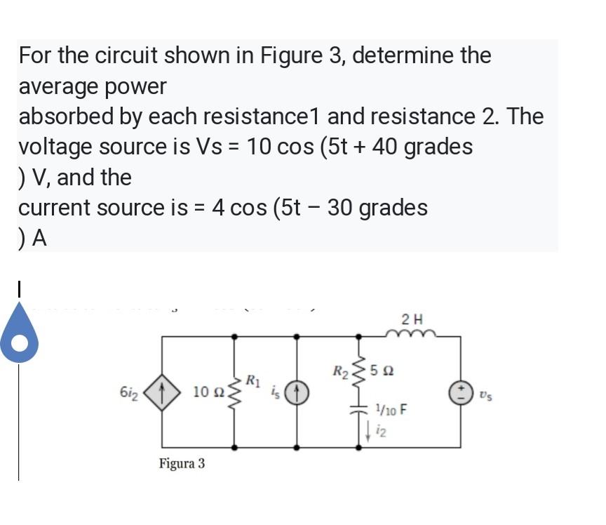 Solved For the circuit shown in Figure 3, determine the | Chegg.com
