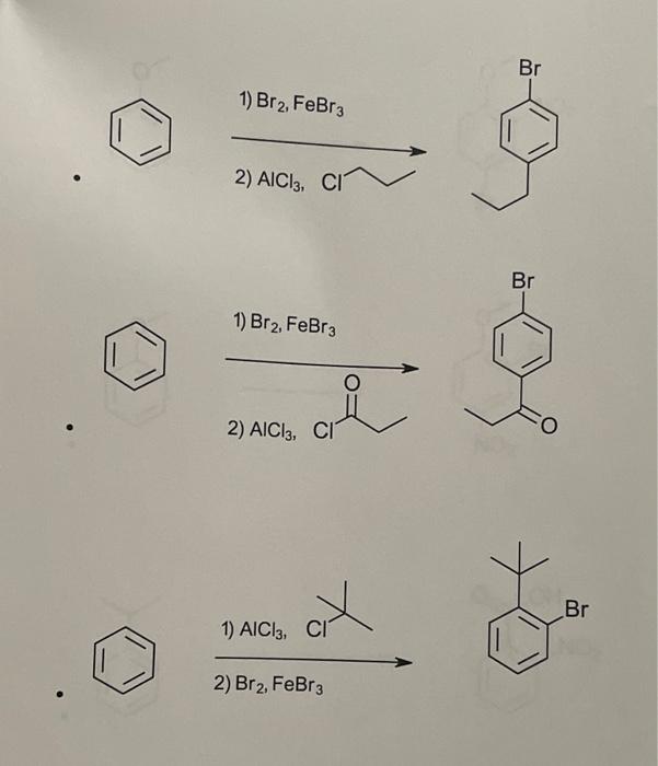 Solved Question 7: Each Of The Following Synthesis Will Not | Chegg.com