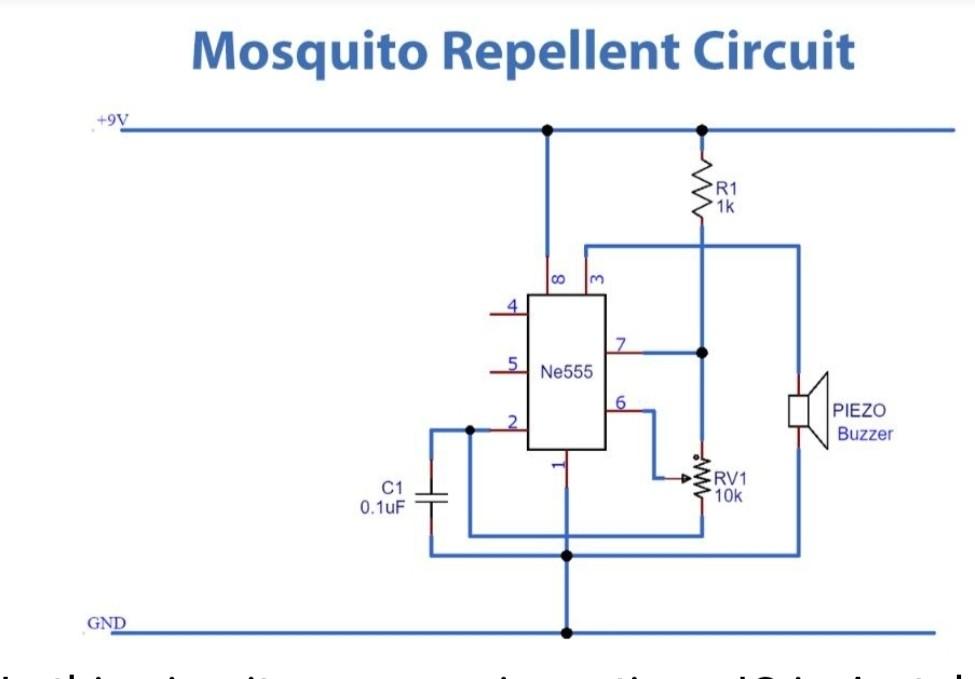 Solved Mosquito Repellent Circuit | Chegg.com