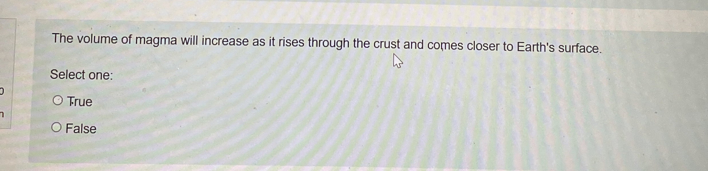 Solved The volume of magma will increase as it rises through | Chegg.com