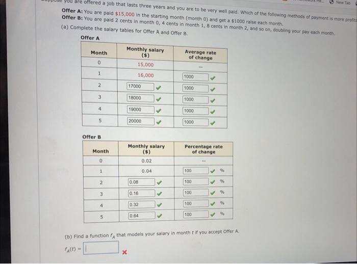 Solved Net You Are Offered A Job That Lasts Three Years And | Chegg.com