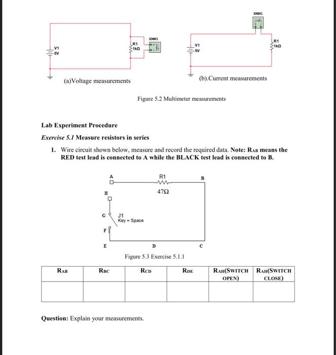 Solved EMT1150 Lab Experiment 5 Measurements in Series | Chegg.com
