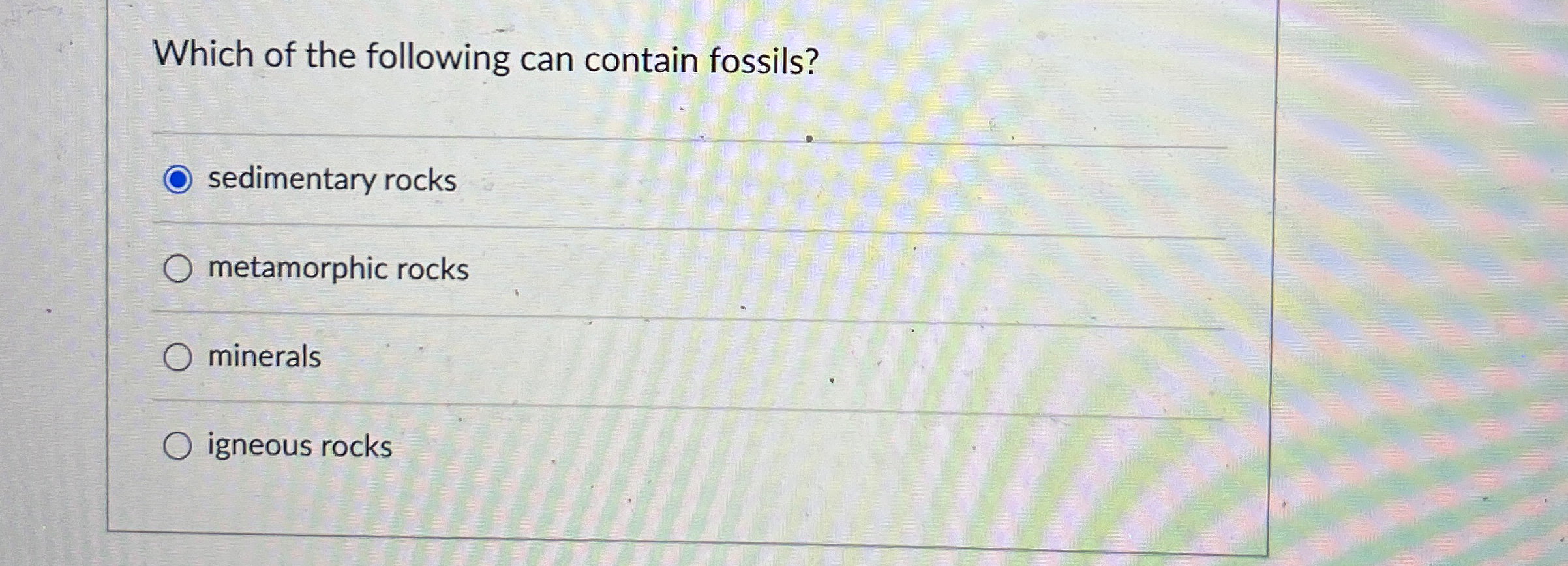 Solved Which of the following can contain | Chegg.com