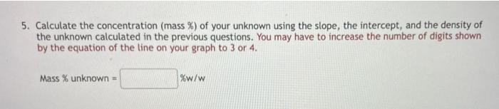 Solved A student performed the experiment as described in | Chegg.com