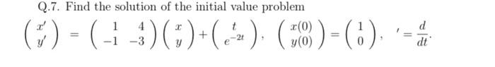 Solved \( \left(\begin{array}{l}x^{\prime} \\ | Chegg.com