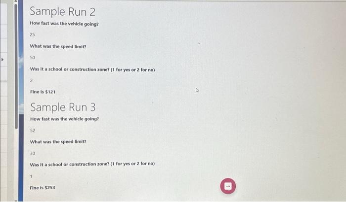 Solved Speeding tickets In this assignment you will ask the | Chegg.com