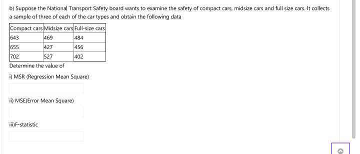 Solved b) Suppose the National Transport Safety board wants | Chegg.com