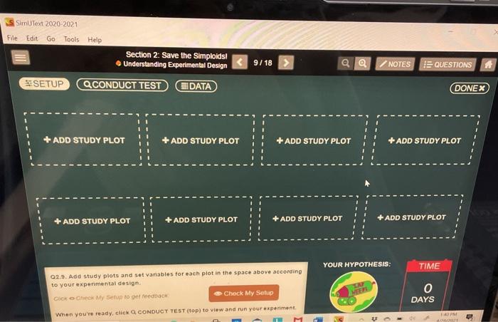 Section 2: Save the Simploids! Understanding | Chegg.com