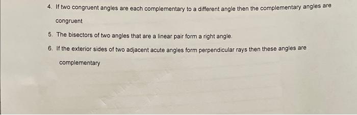 if 2 angles are complementary and congruent then
