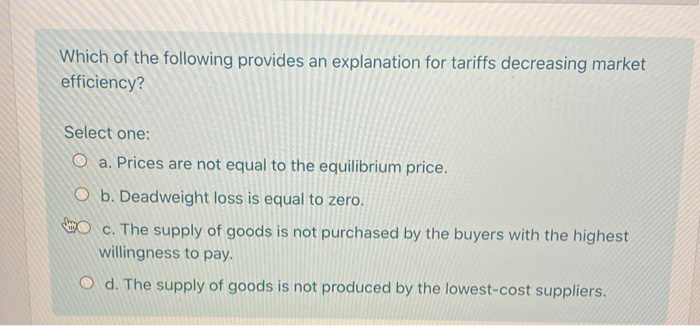Solved Which of the following provides an explanation for | Chegg.com