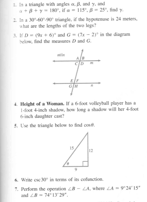 Solved 1 In A Triangle With Angles A B And Y And A B Chegg Solved 1 In A Triangle With Angles A B And Y And A B Chegg