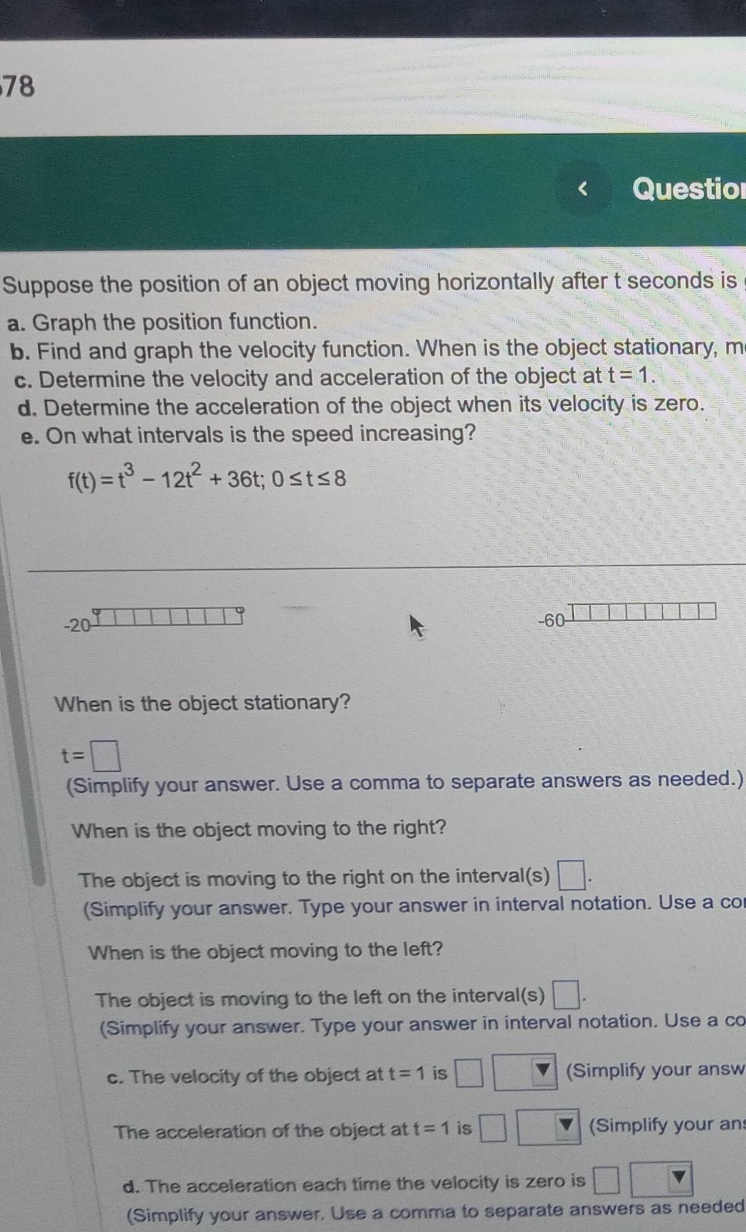 Suppose The Position Of An Object Moving Horizontally Chegg Suppose The Position Of An Object Moving Horizontally Chegg