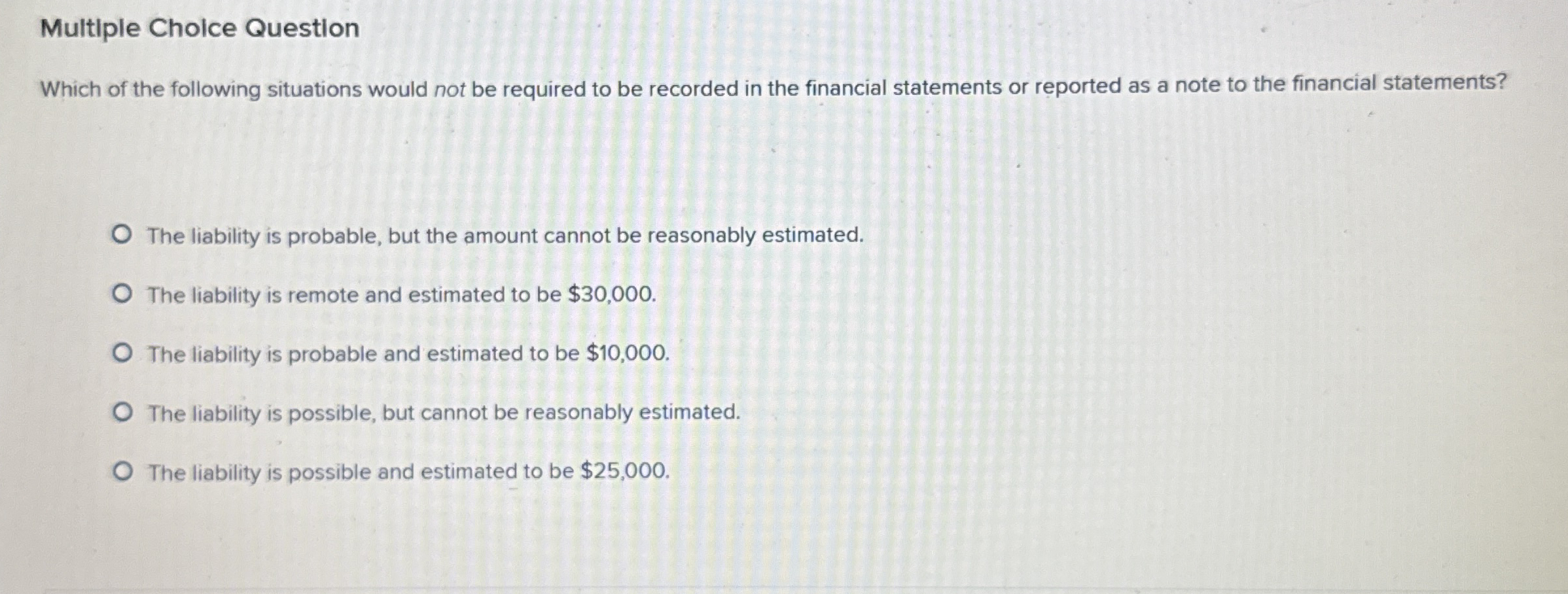 Solved Multiple Choice QuestionWhich of the following | Chegg.com
