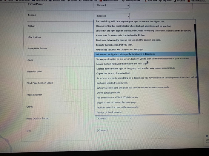 which button is not on the mini toolbar