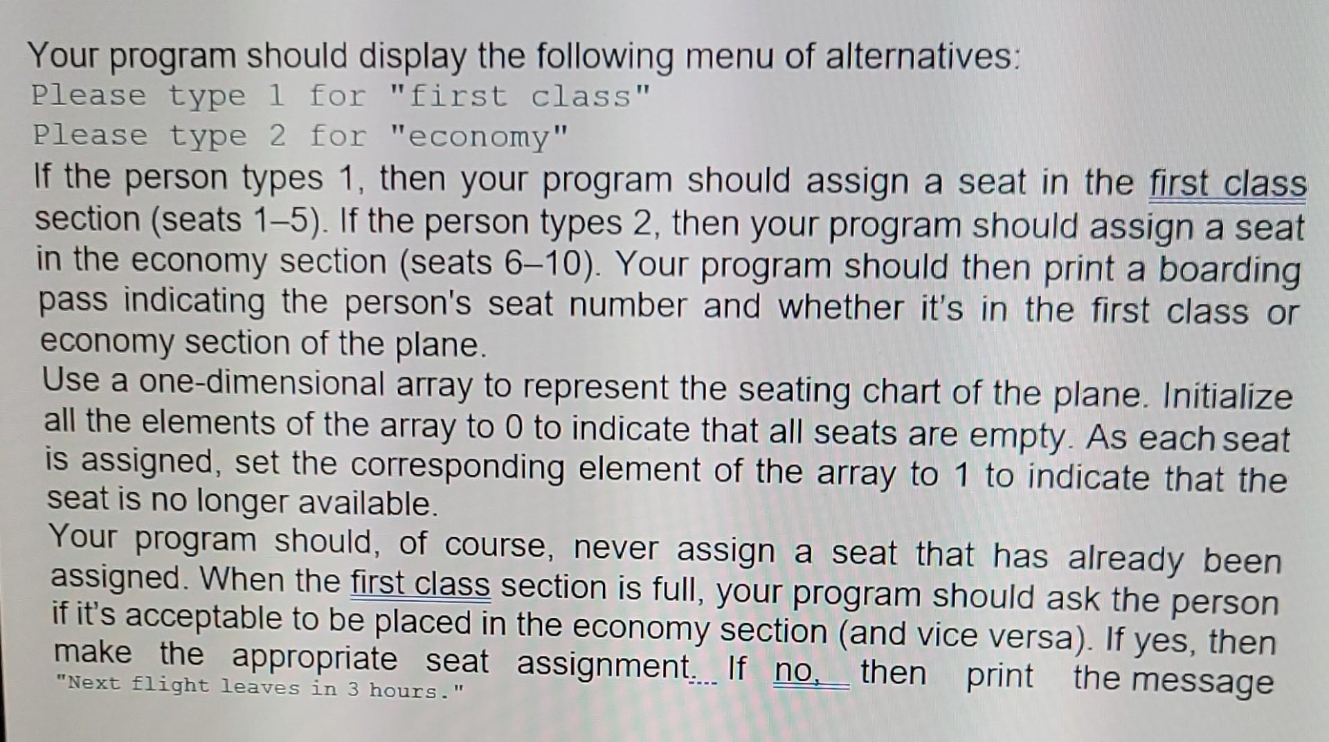 solved-a-small-airline-has-just-purchased-a-computer-for-its-chegg