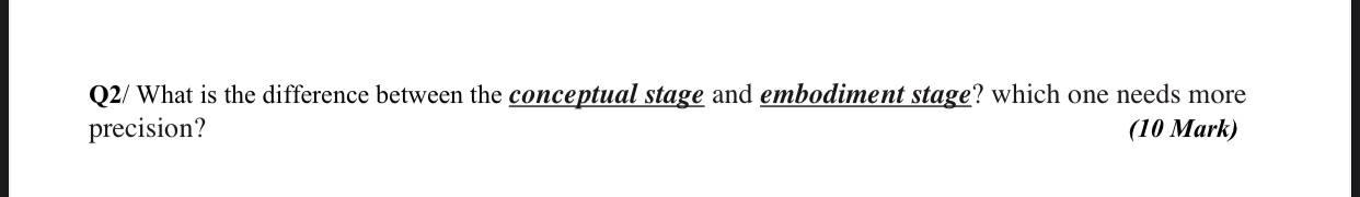Solved Q2/ What is the difference between the conceptual | Chegg.com