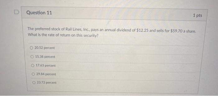 Solved D Question 1 1 pts Which of the following statements | Chegg.com