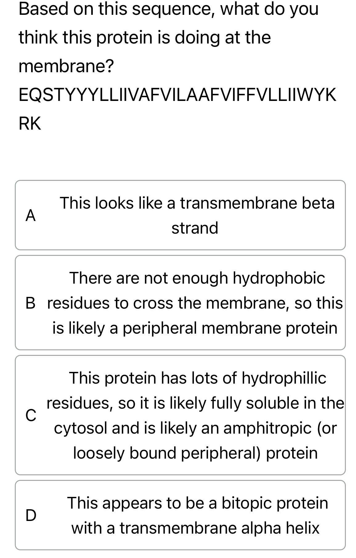 Solved Based on this sequence, what do you think this | Chegg.com