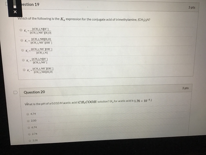 Solved estion 17 2 pts Which one of the following is NOT | Chegg.com