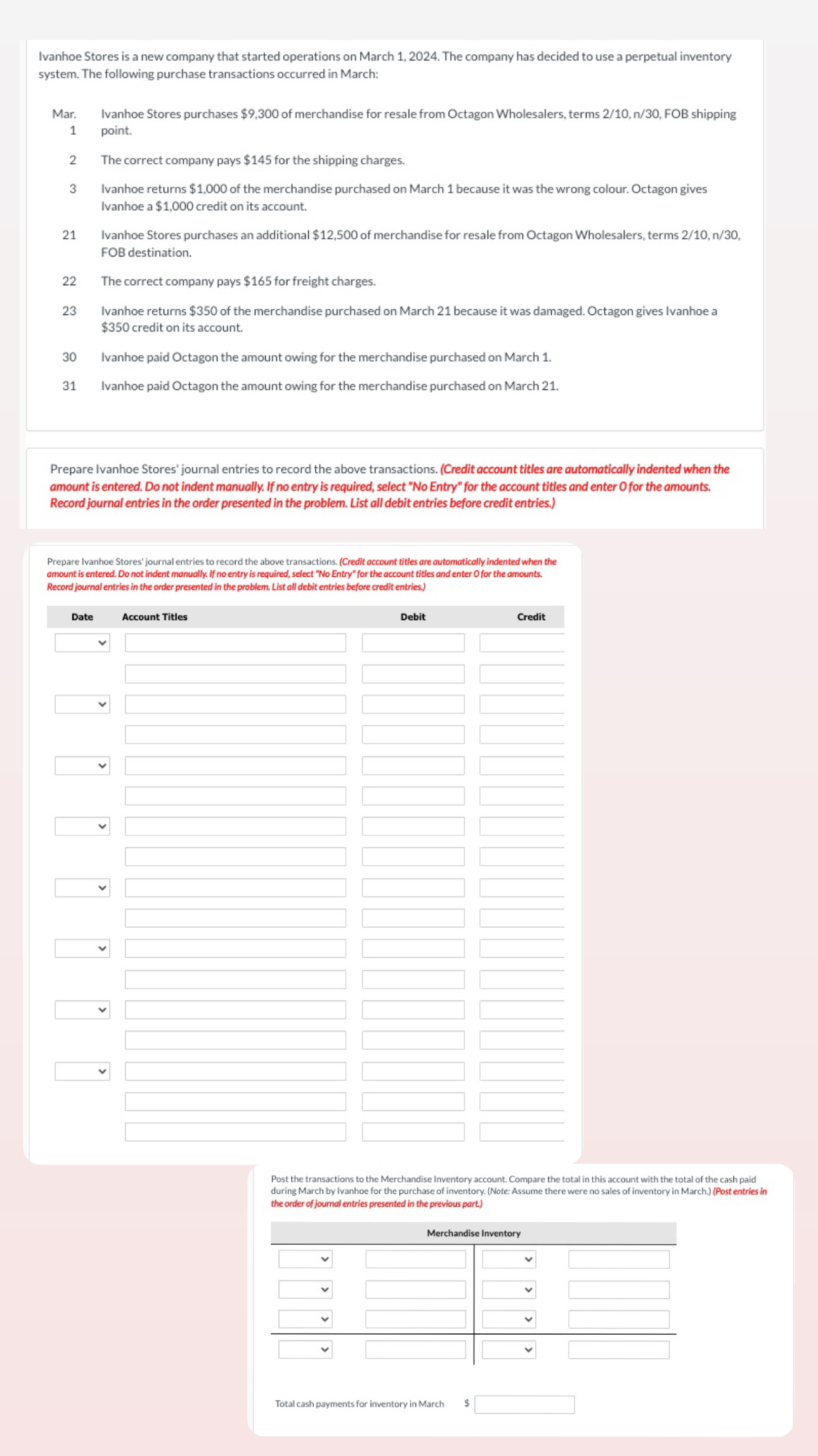 Ivanhoe Stores is a new company that started