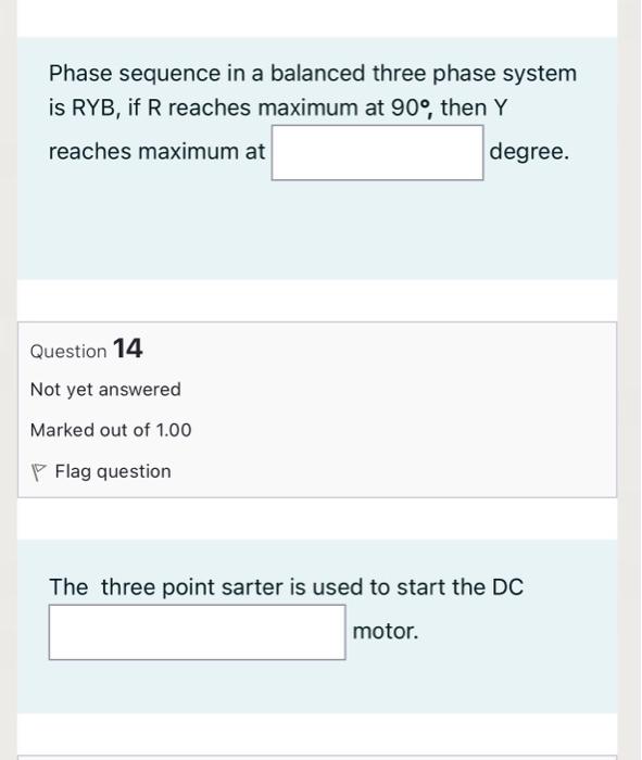 Solved Phase sequence in a balanced three phase system is | Chegg.com